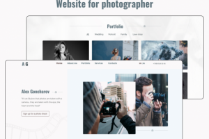 Landing для фотографа