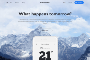 Fullviewapp –  landing page