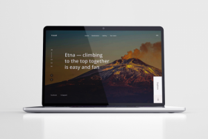 Первый экран лендинга