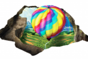 Наклейка с 3d-рисунком