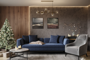 New Year's living room