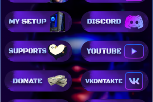 Панели для Twitch Оформление "Player"