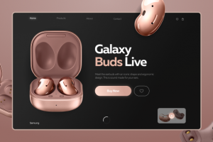 Landing page concept Samsung Preview