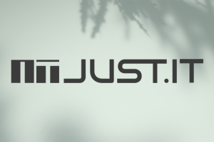 Вариант логотипа IT-компании Just.IT