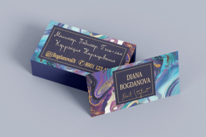 Дизайн визитки нейл-стилиста