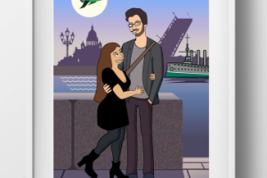 Портрет в стиле Футурамы