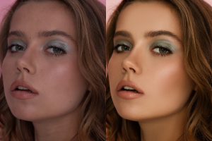 Глубокая ретушь кожи