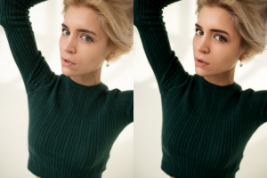 Глубокая ретушь кожи