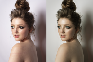 Глубокая ретушь кожи