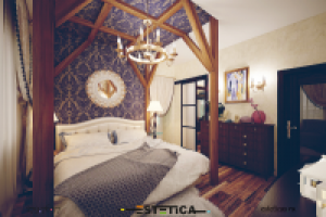 Спальня в стиле Шале
