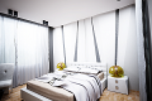 Второй вариант белой спальни