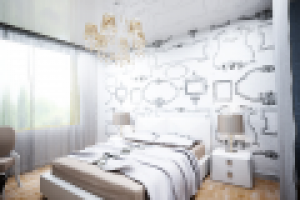 Белая спальня