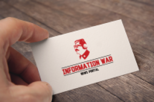 Логотип для новостного портала "Информационные Войны"