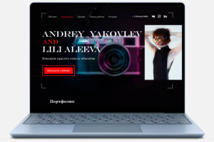 Сайт-портфолио фотоагенства