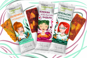 Разработка персонажей для упаковки чая