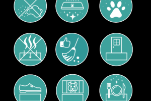 Иконки для карточки товара маркетплейса (коврик для животных)