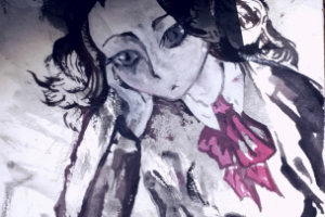 Открытка девушка