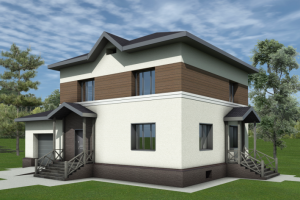 Дизайн-проект жилого дома в пос. Наука 2 вариант