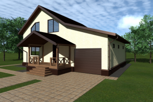 Визуализация жилого дома по готовому проекту
