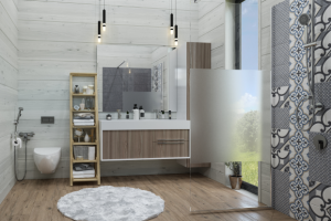 Санузел в деревянном доме