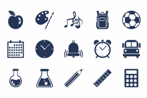 Школьные иконки
