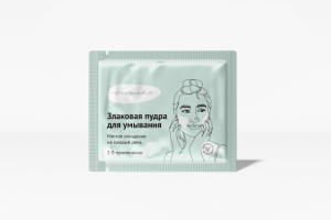 Упаковка-саше (пробник) злаковой пудры для умывания