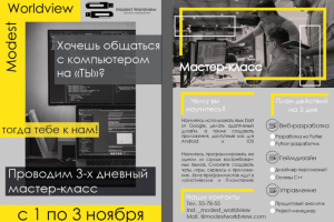 Листовка с инфографикой