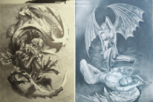 графический дизайн, татуировка на заказ, фэнтэзи