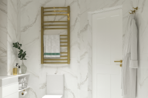 Ванная комната в арт-деко