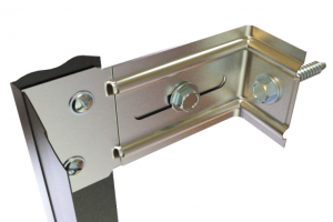 Узел крепления каркаса утеплителя