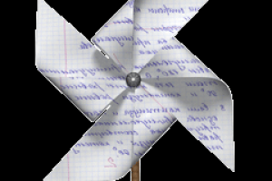 Анимация бумажного пропеллера