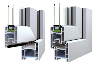 Окно пластиковое в разрезе