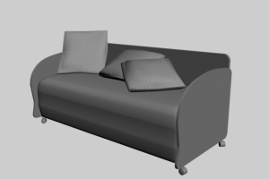 Модель дивана (без текстур)