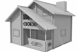 Дом из оцилиндрованного бруса