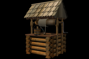 Колодец сруб