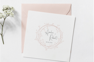 Пригласительная открытка на свадьбу