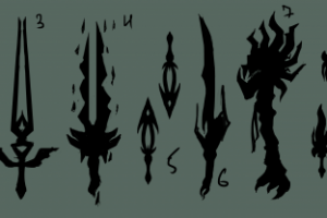 Оружия силуэты