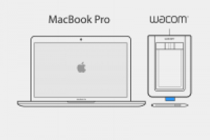 макбук и планшет ваком