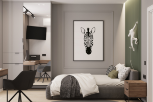 Дизайн, визуализация интерьера детской