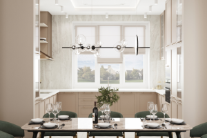 Визуализация интерьера кухни