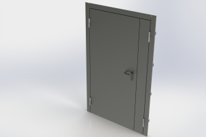 Дверь двустоечная