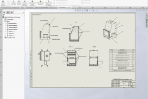Чертеж-Печь