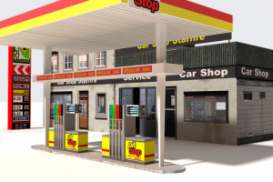 Бензоколонка 4