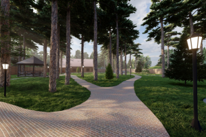 3D визуализация ландшафтного дизайна