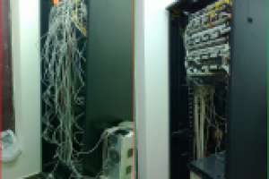 Устранение проблем в работе ЛВС (96 портов)