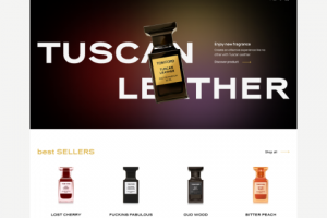 Дизайн интернет-магазина парфюмерии