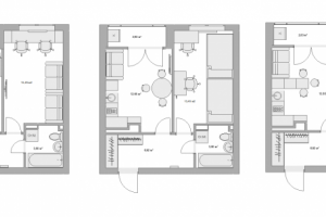 Планировочное решение 1 ком квартиры