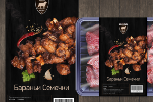 Этикетка на лоток