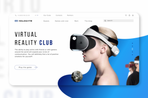 Сайт для компании VR