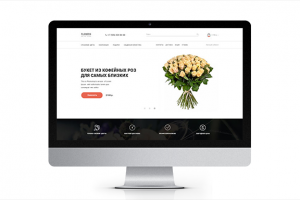 Сайт интернет-магазина Flowers
